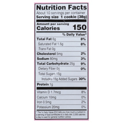 Birthday Cake White Frosted Cookies 10 Count - 13.05 OZ - Image 3