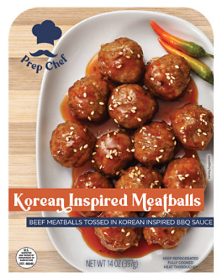 Prep Chef Korean Inspired Meatballs - 14 OZ