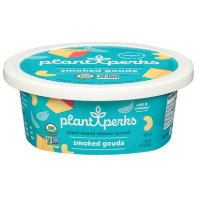 Plant Perks Chs Spread Gouda Smkd - 6.5 OZ