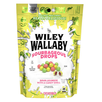 Wiley Wallaby Sourrageous Drops - 8 OZ - Image 1