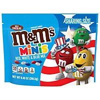 M&M'S Milk Chocolate Red, White & Blue Minis Candy - 9.4 OZ - Image 3