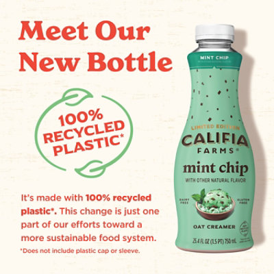 Califia Farms Mint Chip Oat Milk Coffee Creamer - 25.4 Fl. Oz. - Image 2
