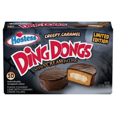 Hostess Ding Dongs Creepy Caramel  10 Count - 12.7 Oz - Image 1