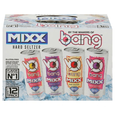 Bang Mixx Hard Seltzer Variety Pack In Cans - 12-12 FZ - Image 3