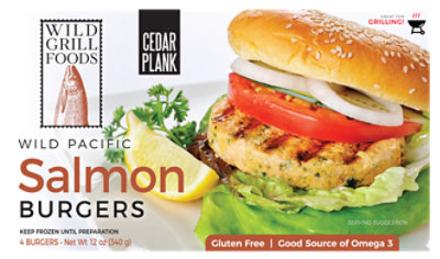 Wild Grill Pink Salmon Burger - 12 OZ - Image 1