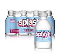 Splash Blast Wild Berry Water - 12-8 FZ