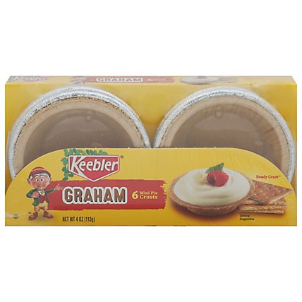 Keebler Graham Cracker Mini Pie Crust 4 Ounce Tin - 4 OZ - Image 1