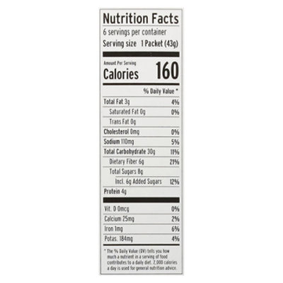 Purely Elizabeth Blueberry Flax Superfood Oatmeal with Prebiotic Fiber Multipack - 1.52 Oz - Image 4