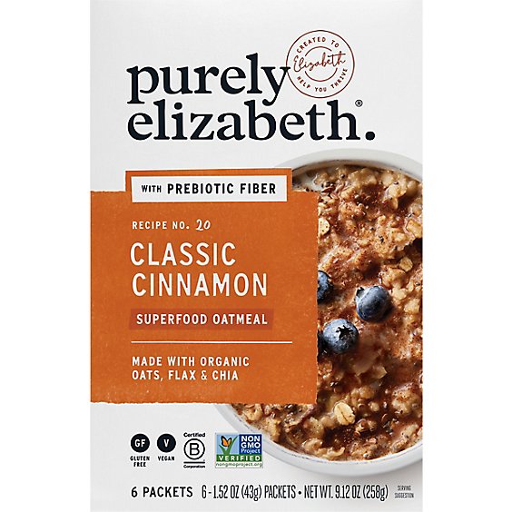 Purely Elizabeth Oatmeal Cinnamon Classic - 9.12 OZ