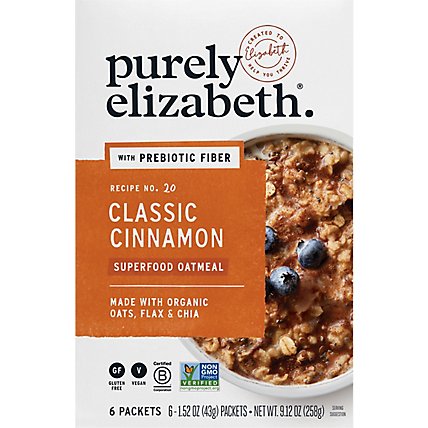 Purely Elizabeth Oatmeal Cinnamon Classic - 9.12 OZ - Image 1