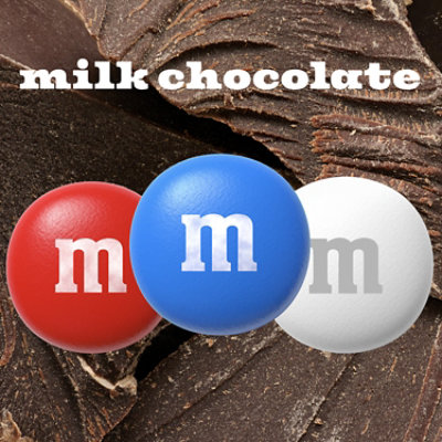 M&M's Milk Chocolate Red, White & Blue Candy - 10 Oz - Image 2