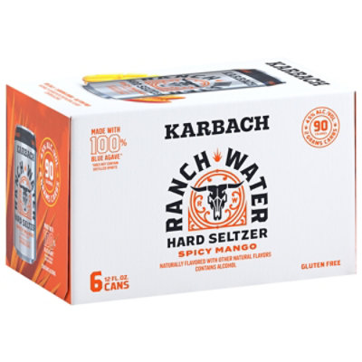 Karbach Ranch Water Spicy Mango Hard Seltzer In Cans - 6-12 Fl. Oz. - Image 1