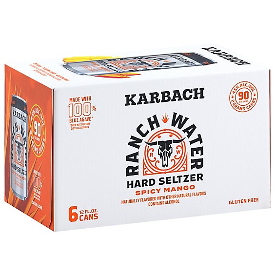 Karbach Ranch Water Spicy Mango In Cans - 6-12 FZ
