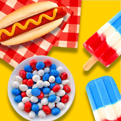 Mars M&M's Peanut Red White and Blue Mix - 10.05 OZ - Image 5