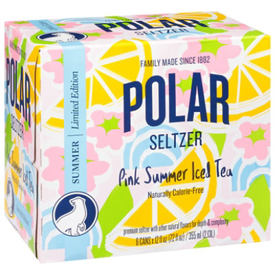 Polar Pink Summer Iced Tea Sltzr Sleek - 6-12 FZ - Image 1