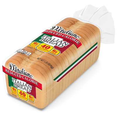 D'Italiano Unseeded Italian Bread with Reduced Calories - 16 Oz - Image 4