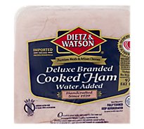 Dietz & Watson Pre Sliced Imported Ham Square Deluxe - 0.50 Lb