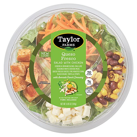 Taylor Farms Avocado Queso Fresco Salad Bowl - 6.85 Oz
