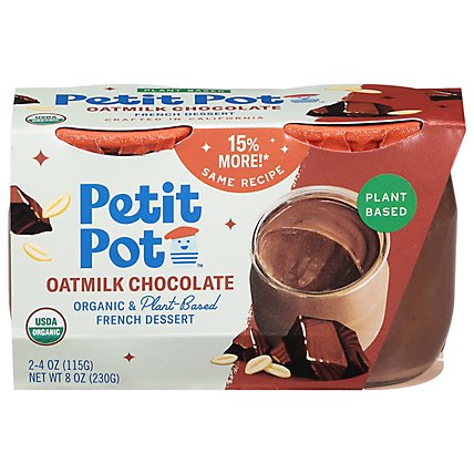 Petitpot Plant Based Oatmilk Chocolate Organic - 7 OZ - Image 3
