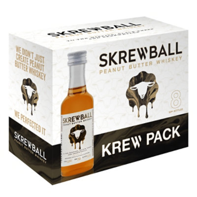 Skrewball Peanut Butter Whiskey - 8-50 Ml - Image 1