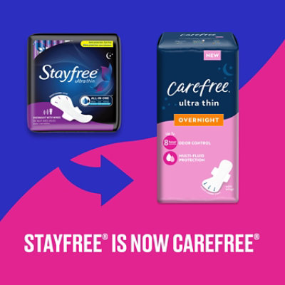 Stayfree Ultra Thin Ovnt W/wings Pads - 40 CT - Image 2