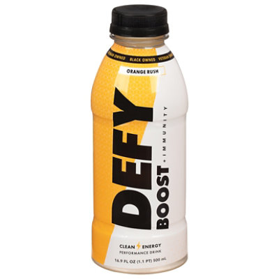 Defy Boost Performance Drink Orange Rush - 16.9 FZ - Image 2