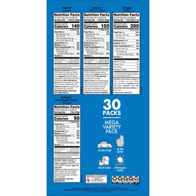 Kelloggs Snacks Variety Pack Lunch Snacks 30 Count - 30.1 Oz - Image 6
