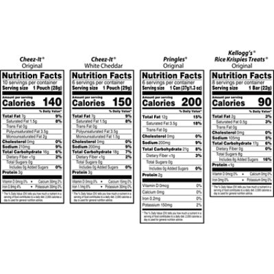 Kelloggs Snacks Variety Pack Lunch Snacks 30 Count - 30.1 Oz - Image 7