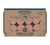 Schweid & Sons Pork Original Sausage - 12 OZ