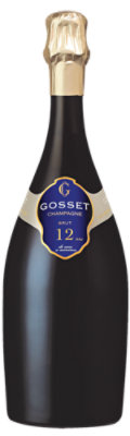 Gosset 12 Ans De Cave A Minima Brut Wine - 750 ML - Image 1