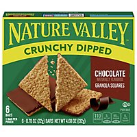 Nature Valley Crunchy Dipped Chocolate Granola Squares 6 Count - 4.68 Oz - Image 3
