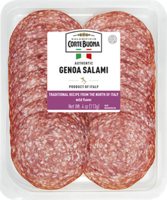 Corte Buona Genoa Salami - 4 OZ - Image 1