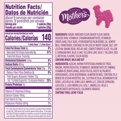 Mother's Original Circus Animal Cookies 1 Resealable Bag - 9 Oz - Image 3