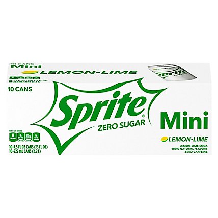 Sprite Zero Sugar Fridge Pack Cans - 10-7.5 FZ - Image 2