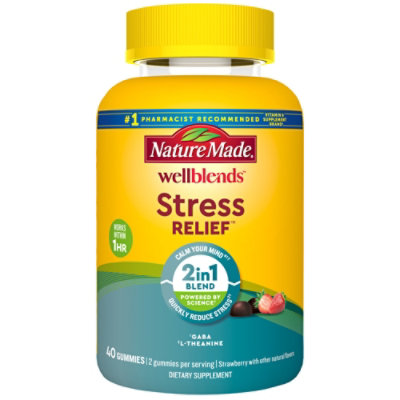 Nature Made Wellblends Stress Relief Gummies - 40 Count - Image 1