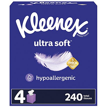 Kleenex Ultra Upright Facial Tissue - 4-60 Count - Image 2