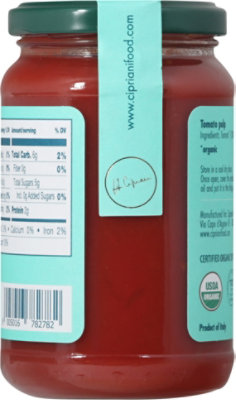 Cipriani Organic Pomodoro Sauce - 11.99 Oz - Image 6