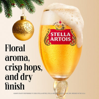 Stella Artois Premium Lager Beer Cans 5% ABV - 15-12 Oz - Image 4