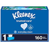 Kleenex Trusted Care Flat Medium Facial Tissue - 160 Count - Image 1