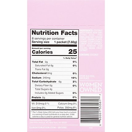 Cure Hydration Powder Watermelon - 2.3 OZ - Image 6