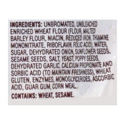 Signature SELECT Bagels Everything Sliced - 20 OZ - Image 6