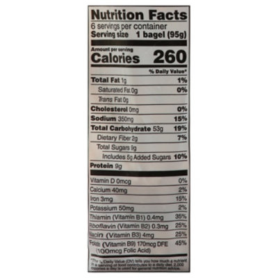 Signature SELECT Bagels Cinnamon Raisin Sliced - 20 OZ - Image 3