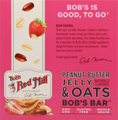 Bobs Red Mill Bobs Bar Peanut Butter Jelly & Oats - 5-1.48 Oz - Image 5