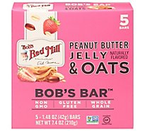 Bobs Red Mill Bobs Bar Peanut Butter Jelly & Oats - 5-1.48 Oz