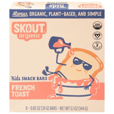 Skout Organic French Toast Kids Bar - 5.1 Oz - Image 3