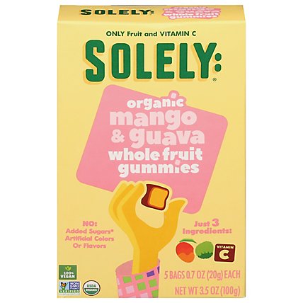 Solely Fruit Gummies Mango Guava - 3.5 OZ - Image 3