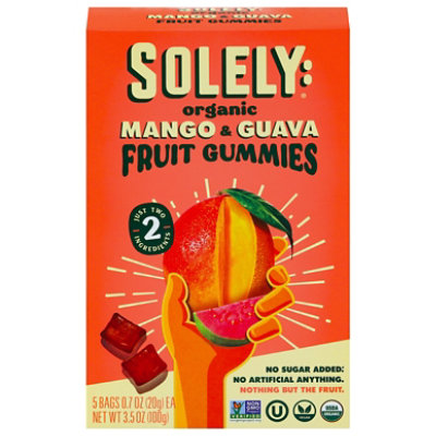 Solely Fruit Gummies Mango Guava - 3.5 OZ - Image 1