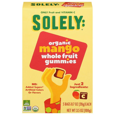 Solely Fruit Gummies Mango - 3.5 OZ - Image 3