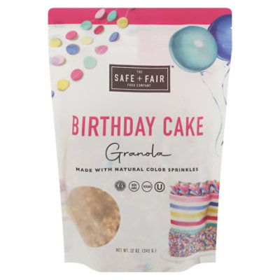 Safe & Fair Birthday Cake Granola - 12 OZ - Image 3