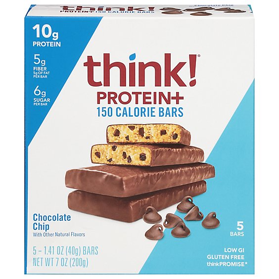 think! Chocolate Chip Protein Bars - 7.05 OZ